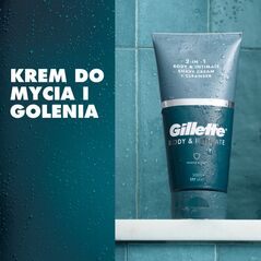 Τζελ ξυρίσματος και καθαριστικό για ευαίσθητες περιοχές Gilette 2-in-1 Body & Intimate, 177 ml