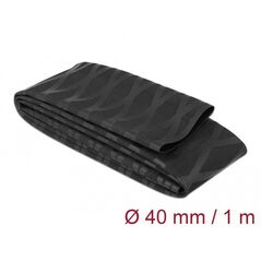 Σωλήνας συρρίκνωσης DELOCK X-Muster αντιολισθητικός 1m x 40mm Μαύρο