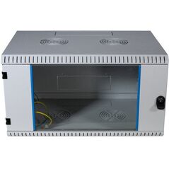 EFB 48,26cm επιτοίχιο περίβλημα ΓΚΡΙ 21HE βάθος 600mm 1-κομμάτι πλήρως συναρμολογημένο RAL7035 αφαιρούμενα πλευρικά τοιχώματα κλειδωμένο