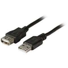 Καλώδιο επέκτασης EFB USB2.0 γκρι Βύσμα Type A σε Υποδοχή Type A Μήκος 5m