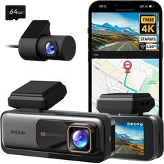 Botslab G980H | Καταγραφικό Αυτοκινήτου | Σετ 4K Μπροστά + 1080P Πίσω, Gps, 2.4Ghz/5Ghz Wi-Fi