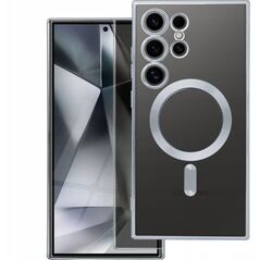 Θήκη ELECTRO MAG COVER συμβατή με MagSafe για SAMSUNG A55 ασημί