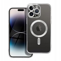 Θήκη ELECTRO MAG COVER συμβατή με MagSafe για IPHONE 16 Pro ασημί