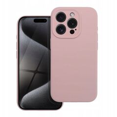 Θήκη SILICONE 2mm για IPHONE 16 Plus ροζ πούδρας