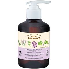 Green Pharmacy Delikatny Żel do Mycia Twarzy Szałwia do Skóry Podrażnionej 270ml