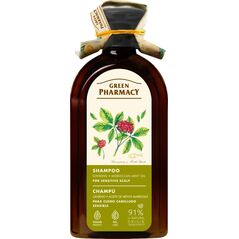 GREEN PHARMACY Szampon do wrażliwej skóry głowy Żeń-szeń i Marokański olej miętowy 350 ml