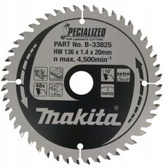 Makita B-33825 λεπίδα για κυκλικό πριόνι 13,6 cm 1 τεμ.