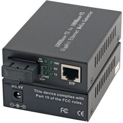 Μετατροπέας Μέσων EFB Gigabit Ethernet RJ45 σε Multimode SC 1000SX 550m συμπεριλαμβανομένου του τροφοδοτικού