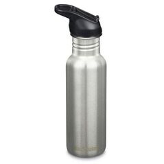 Kanteen Classic Narrow (Flip Sport), 532ml/18oz, Brushed Stainless