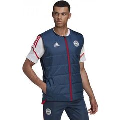 Adidas Bezrękawnik adidas Bayern PAD VEST HG1132 HG1132 granatowy S