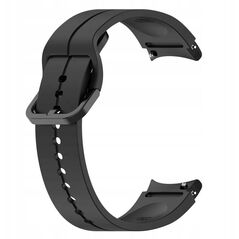 Σιλικονούχο λουράκι για SAMSUNG Watch 4 / 5 μαύρο (5)