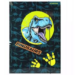 Φάκελος με λάστιχο Α4 DINO GLOW Starpak FOL10/100