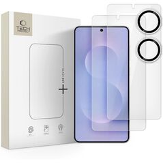 SZKŁO HARTOWANE TECH-PROTECT GLASS SET+ 3-PACK GALAXY S25 EDGE CLEAR