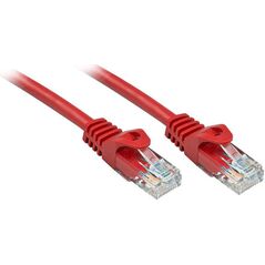 Lindy RJ-45/RJ-45 kat.6 U/UTP Czerwony 5m (48185)
