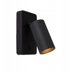 Lucide Clubs 09239/11/30 απλίκα φωτιστικό τοίχου 1x40W GU10 μαύρο