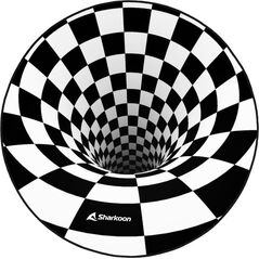 Sharkoon Sharkoon SKILLER SFM12 3D Vortex, protective mat (black/white, 120cm)