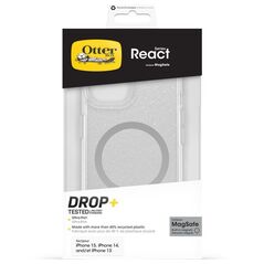 OtterBox React MagSafe iPhone 16e/15/14/13 Stardust -διάφανο