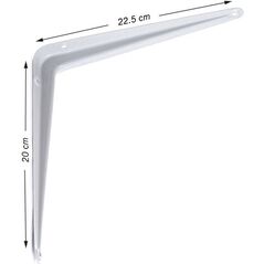 ΣΤΗΡΙΓΜΑ ΡΑΦΙΟΥ 200X225 SB-01 ΛΕΥΚΟ