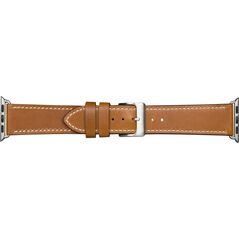 Copenhagen - Watch Strap for Apple Watch 1-8 (42/44/49 mm) - Tan/Silver