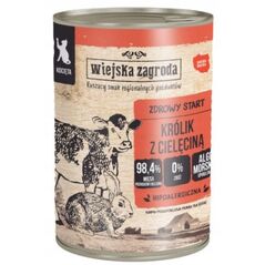 Karma mokra dla kota Królik z cielęciną (kociak) II 400g