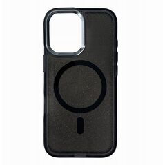 Θήκη Glitter Case με MagSafe για Samsung Galaxy S25 Edge - μαύρο