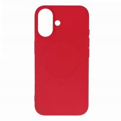 Θήκη Liquid Silicone Case με MagSafe για Samsung Galaxy S25 Edge - κόκκινο