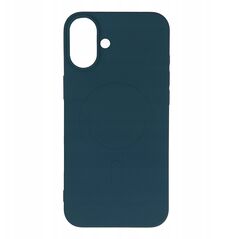 Θήκη Liquid Silicone Case με MagSafe για Samsung Galaxy S25 Edge - μπλε