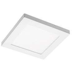Ενσωματωμένο LED πάνελ GTV MOZA, IP40, 12 W, 1000 lm, 4000 K, ρυθμιζόμενη διάμετρος οπής, 18x18 cm