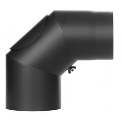 FERROLUX ΓΩΝΙΑ 90° 160 ΜΕ ΚΑΘΑΡΙΣΜΟ ΜΑΥΡΟ