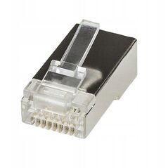 Βύσμα modular WM8p8c (RJ-45), κατ.6A, για στρογγυλό καλώδιο, link, θωρακισμένο