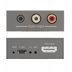 Marmitek Connect ARC13, 5 V, 55 mm, 70 mm, 20 mm, 80 g, HDMI, RCA, USB Type-A to Micro-USB Type-B