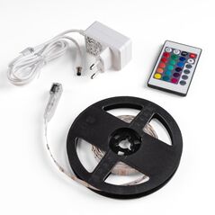 Σετ λωρίδας LED AVIDE, IP20, RGB, 30 LED, 22W, 990 lm, με τηλεχειριστήριο, 3m