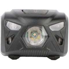 Επαναφορτιζόμενος φακός κεφαλής ENTAC, IP54, 5W, 150 lm, επαναφορτιζόμενος μέσω USB, μαύρος