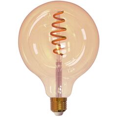 Λάμπα Airam SmartHome Globe 125, E27, κεχριμπαρένιο, 350lm, 1800-3000K, WiFi