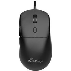 MediaRange Ποντίκι 6 κουμπιών ενσύρματο USB-C 800-2400 dpi μαύρο