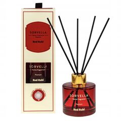 Διαχυτής αρώματος SORVELLA Home με αρωματικά στικ Red Rubi 120ml