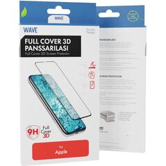 Wave 3D σκληρυμένο γυαλί, iPhone Xs Max, μαύρο