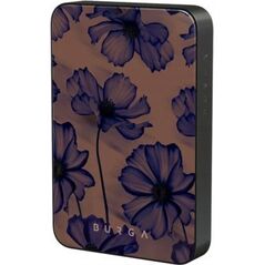 Slowmoose Burga Gunmetal Magnetic Powerbank - magnetyczny powerbank 5000 mAh kompatybilny z MagSafe, kabel USB-C - USB-C w zestawie (velvet night)