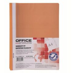 Φάκελος OFFICE PRODUCTS, 120/180 mic, PP, πορτοκαλί
