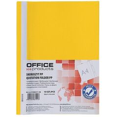 Ντοσιέ OFFICE PRODUCTS, 120/180 mic, PP, κίτρινο