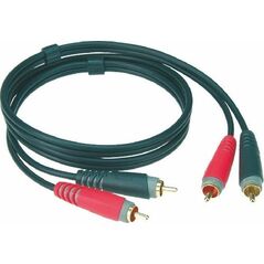Kabel Klotz RCA (Cinch) x2 - RCA (Cinch) x2 2m czarny