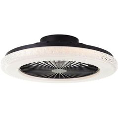 Φωτιστικό ανεμιστήρας LED BRILLIANT BADRIA 40W CCT3000-6500K RGB 4700lm O49cm με τηλεχειριστήριο