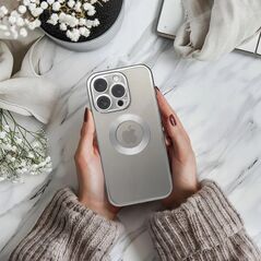 Θήκη GLAM για IPHONE 16e (SE 4 2025) ασημί