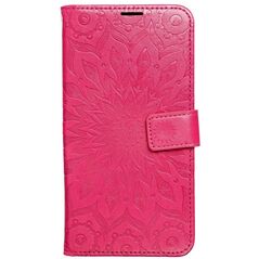 Θήκη βιβλίου MEZZO για XIAOMI Redmi Note 14 4G (GLOBAL - 164,84mm x 78,15mm x 8,16mm) μάνταλα ματζέντα