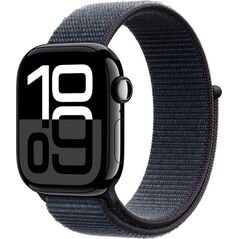 Smartwatch Apple Watch 10 GPS 42mm Jet Black Alu Sport Loop Granatowy (MWWG3)