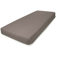 Σατέν σεντόνι με λάστιχο CREYA ANTHRACITE V-1, γκριζωπό, 200 x 200 + 25 εκ., 100% βαμβάκι