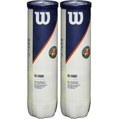 Μπάλα τένις Wilson Roland Garros All Court, διπλή συσκευασία