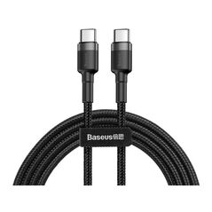 Καλώδιο Σύνδεσης USB 2.0 Baseus Cafule USB C σε USB C Flash PD 60W 1m Μαύρο-Γκρι 6953156285200 6953156285200 έως και 12 άτοκες δόσεις