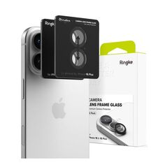 Tempered Glass Ringke Lens Frame για Τζαμάκι Κάμερας Apple iPhone 16/ 16 Plus Μαύρο (2 τεμ) 8800274960374 8800274960374 έως και 12 άτοκες δόσεις