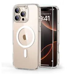 Zestaw ESR Classic Hybrid Halolock MagSafe & Tempered Glass Apple iPhone 16 Pro Max Clear